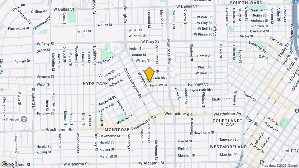 1316 Fairview St Map and Location Details