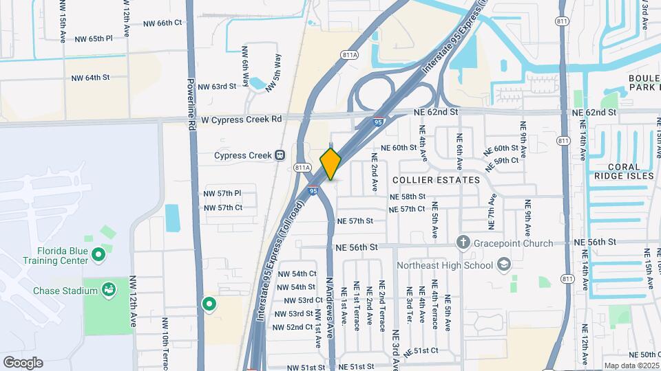 Furnished Studio-Fort Lauderdale-Cypress C Map and Location Details