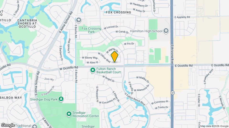 637 W Citrus Way Map and Location Details