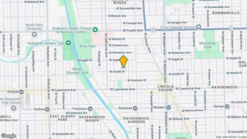4907 N Washtenaw Ave Mapa y Detalles de la Ubicación