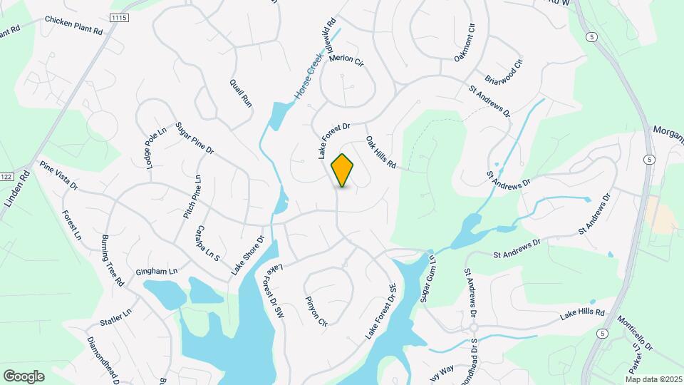 340 Lake Forest Dr Map and Location Details