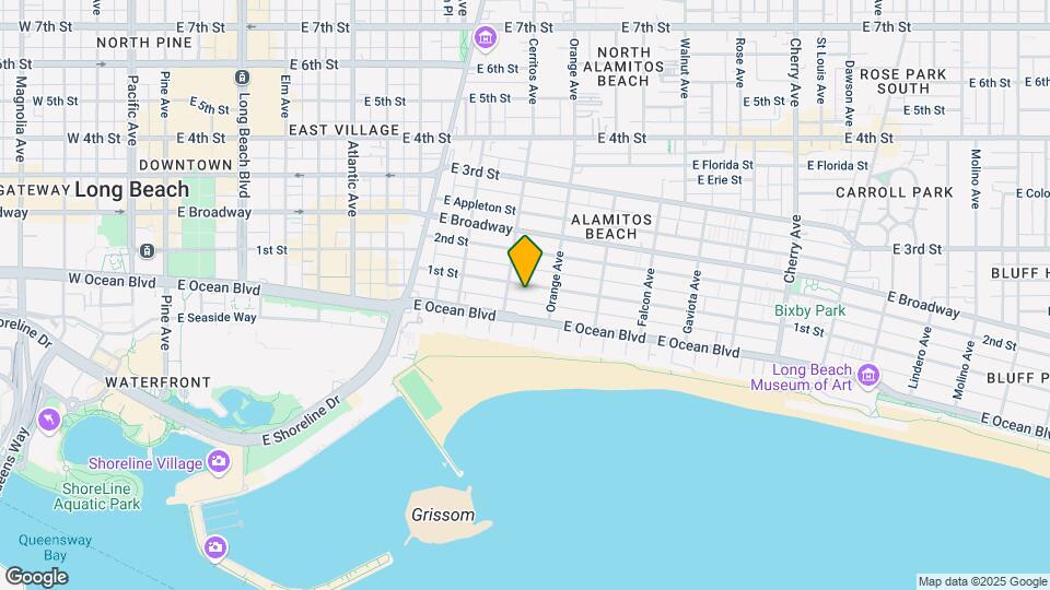 1130 E 1st St, Unit 104 Mapa y Detalles de la Ubicación