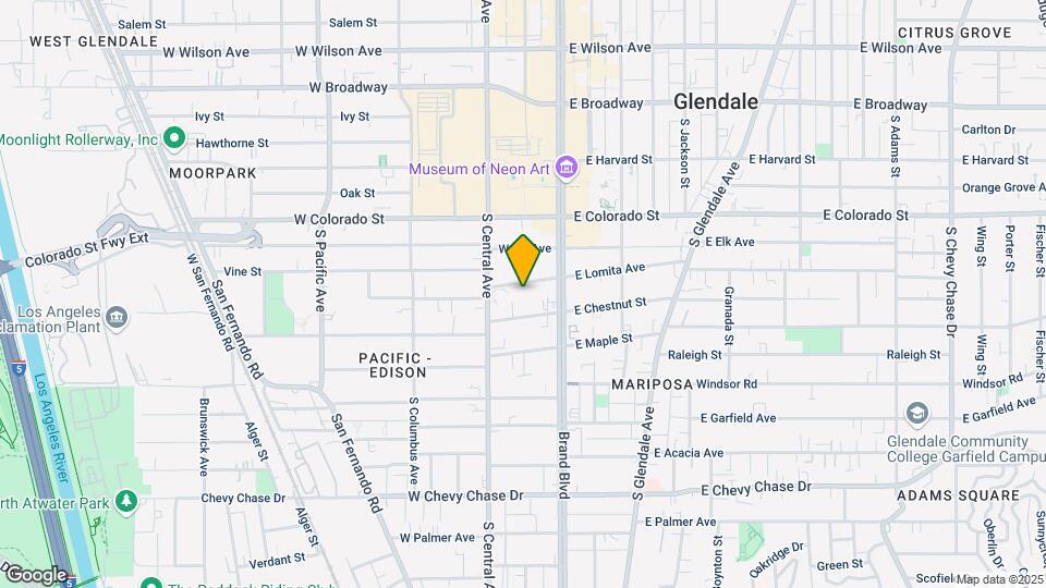 200 W Lomita Ave Map and Location Details