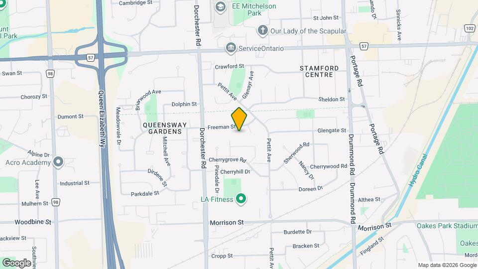 6718 Freeman St Map and Location Details