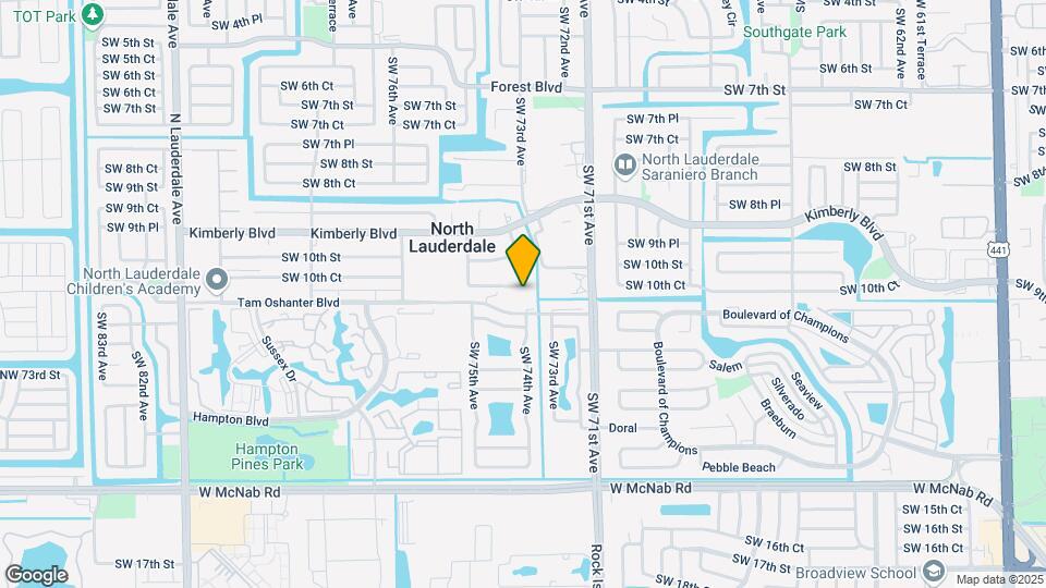 7400-7414 SW 10th Ct-Unit -102 Map and Location Details