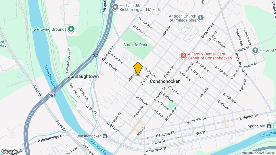 225 W 6th Ave Map and Location Details