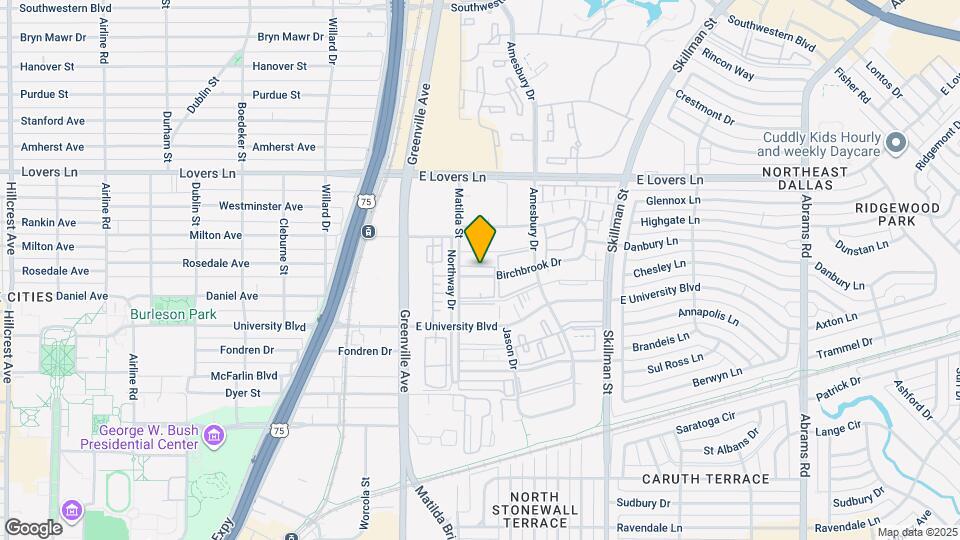 5825 Birchbrook Dr Map and Location Details