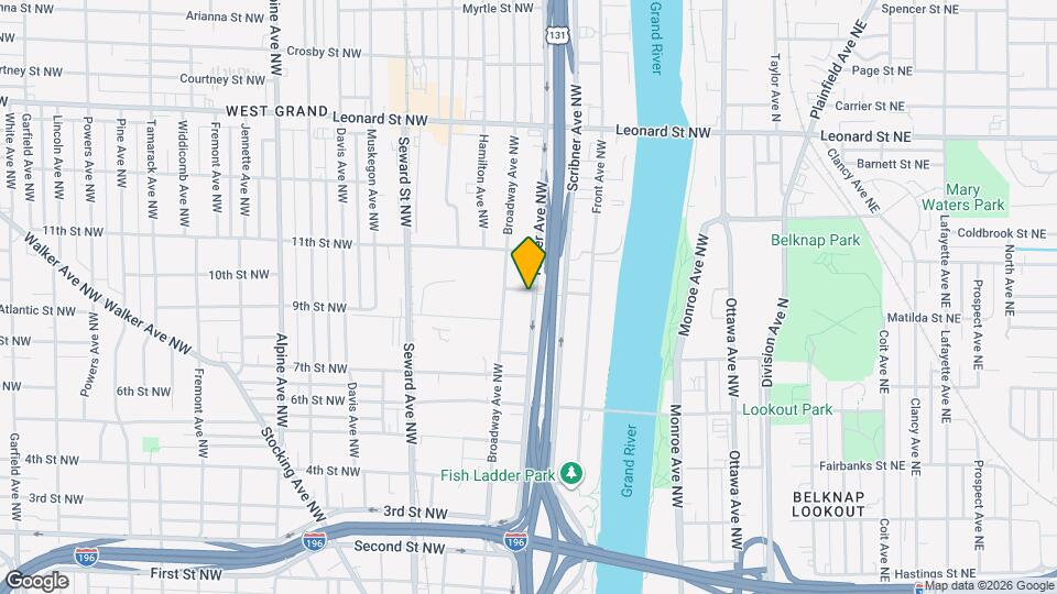 923 Turner Ave NW, Unit Apt 1 Map and Location Details