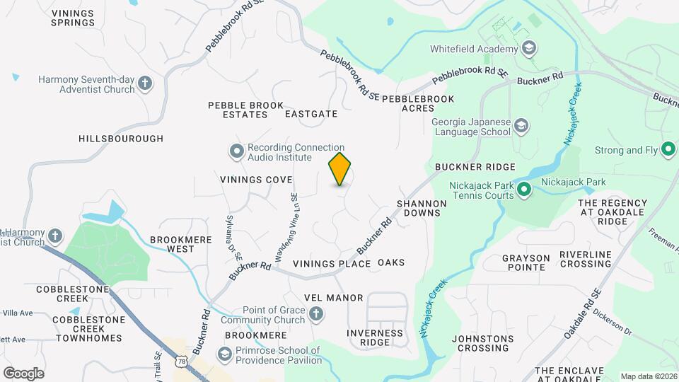 1203 Vinings Pl Cove SE Map and Location Details