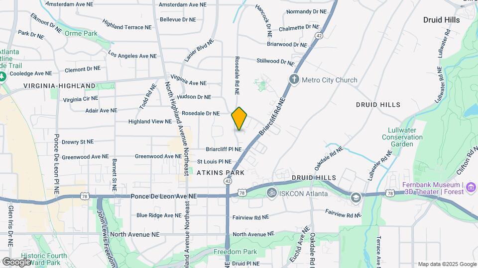 867 Rosedale Rd NE Map and Location Details
