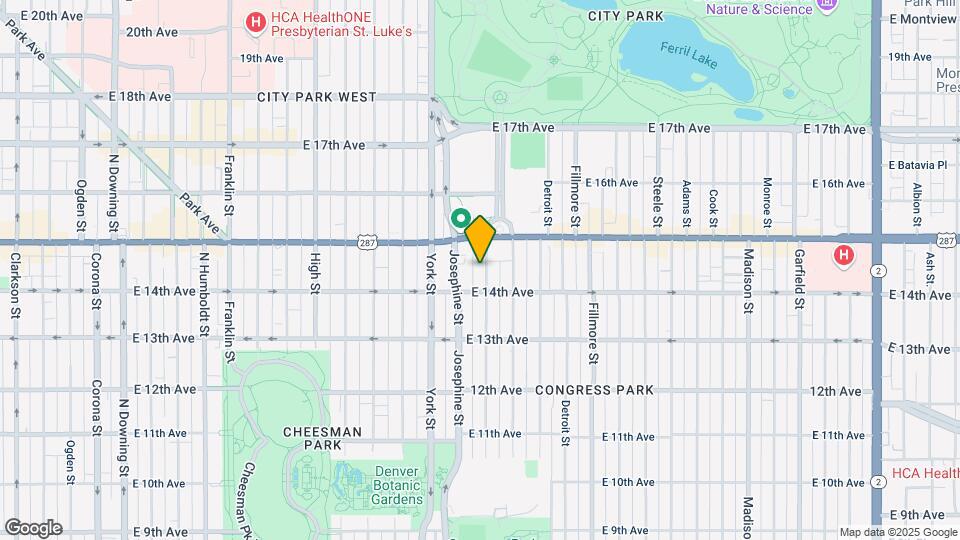 1437 Columbine St Map and Location Details