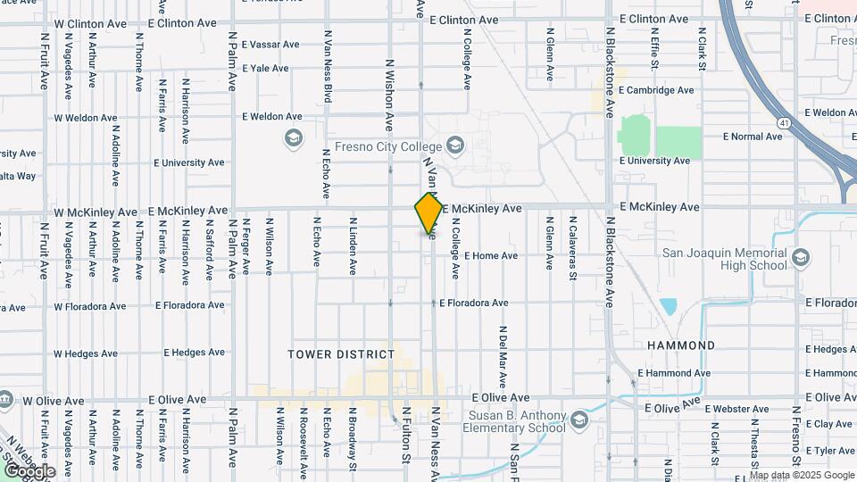 1527 N Van Ness Ave Map and Location Details