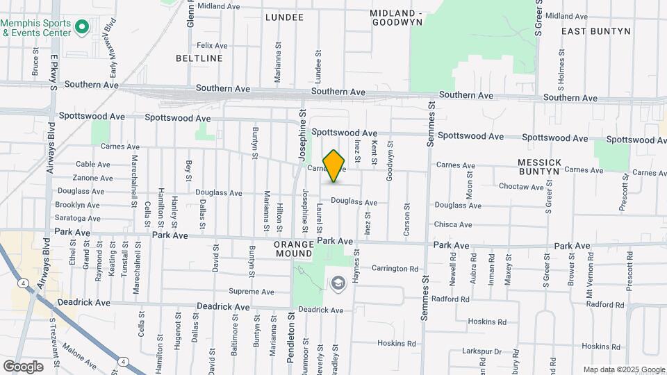 2855 Choctaw Ave Map and Location Details