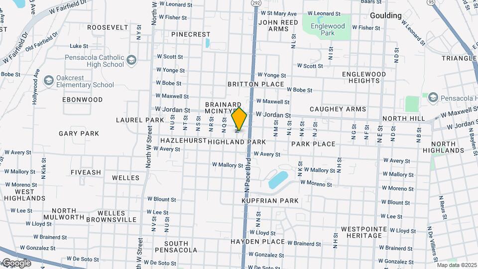 1900 N P St Map and Location Details