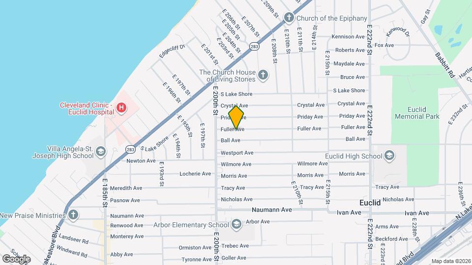 20400 Fuller Ave Map and Location Details