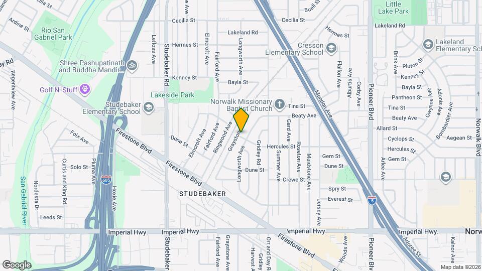 11848 Graystone Ave Map and Location Details