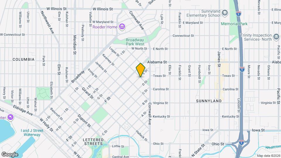 2420 E St Map and Location Details