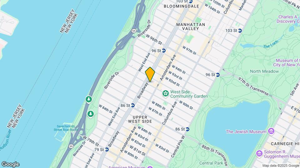 215 W 90th St Map and Location Details