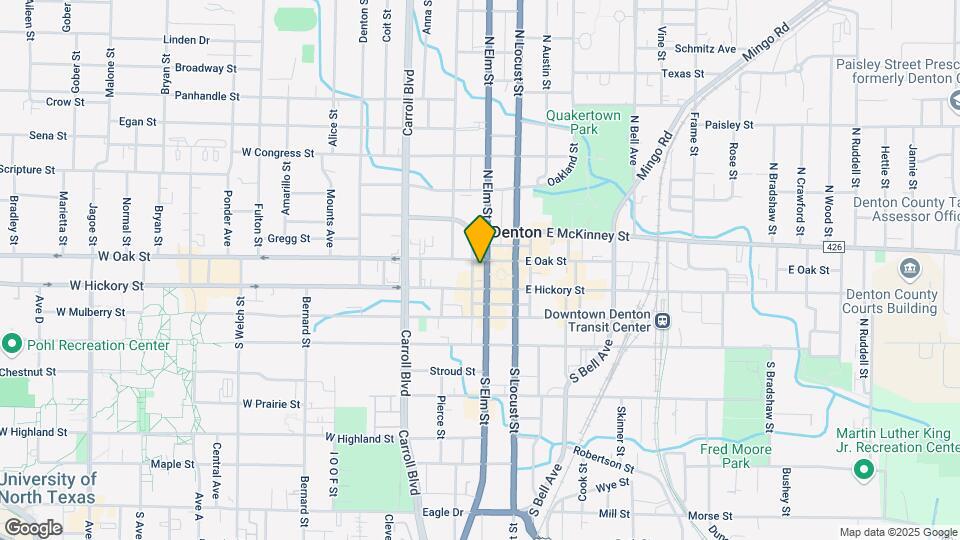 117 N Elm St Map and Location Details