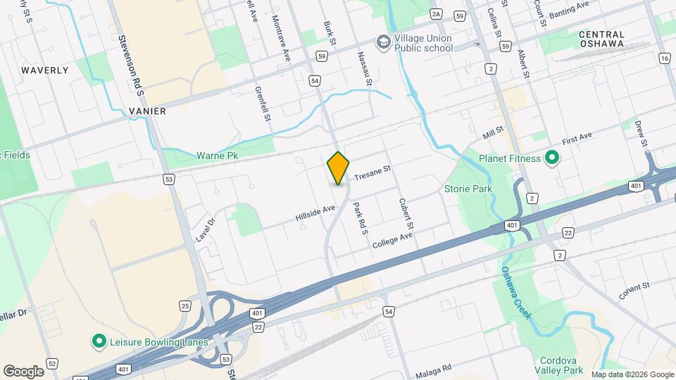 477 Montrave Ave, Unit 1 Map and Location Details