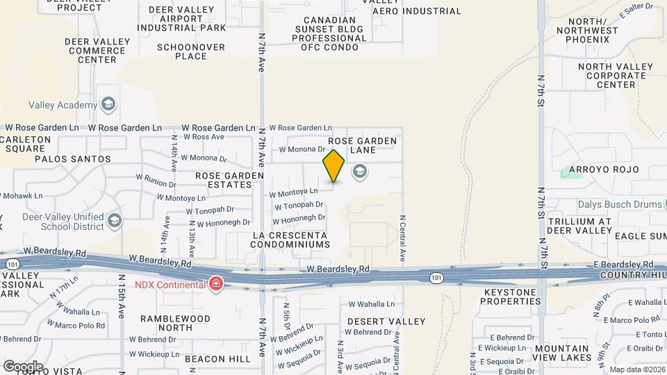 20601 N 3rd Ave Map and Location Details