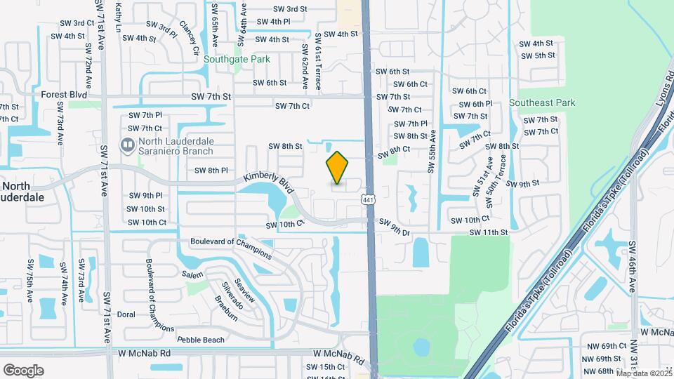 1407 S Santa Catalina Cir Map and Location Details