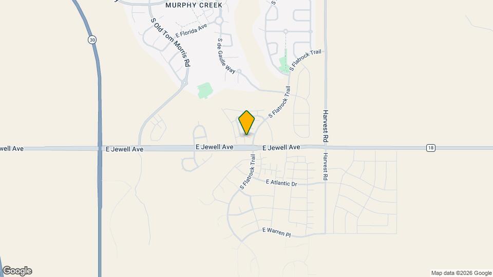 1866 S Flat Rock Way Mapa y Detalles de la Ubicación