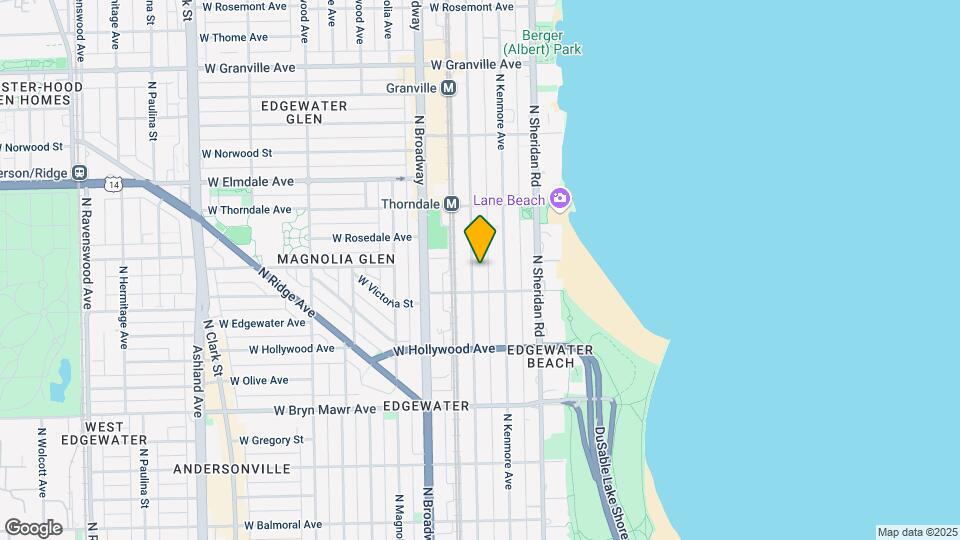 5821-5823 N Winthrop Ave Mapa y Detalles de la Ubicación