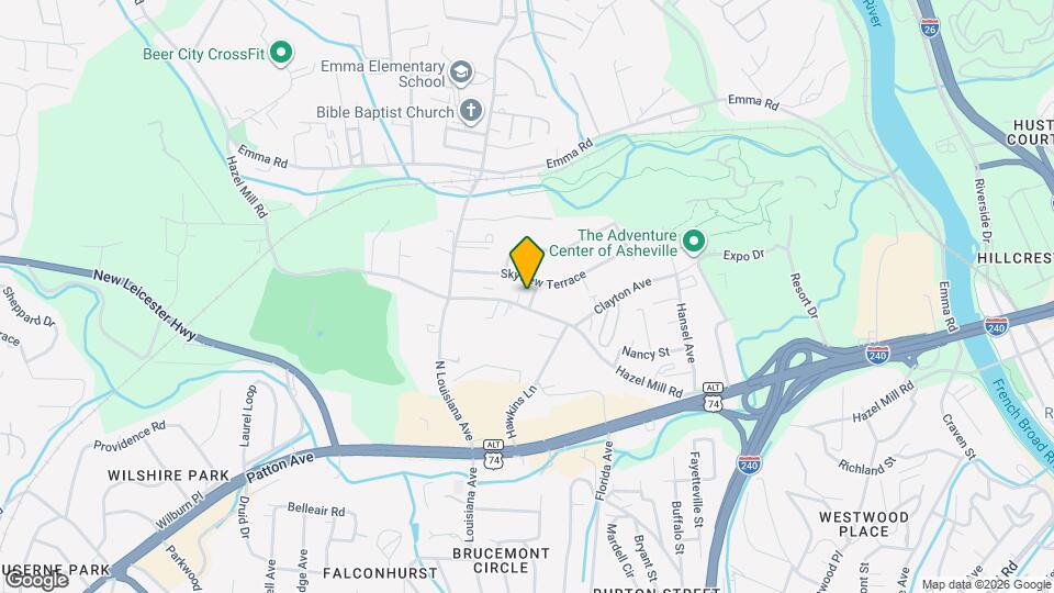 108 Tracy Ave Map and Location Details