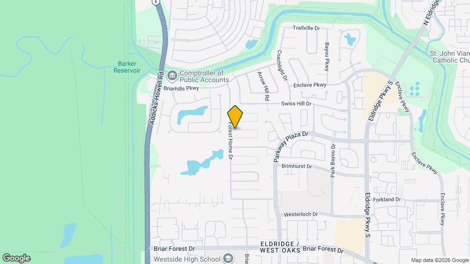 14223 Woodnook Dr Map and Location Details