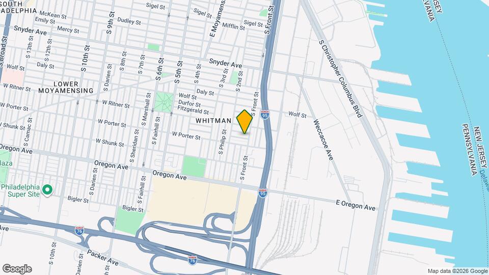 109 Roseberry St Map and Location Details