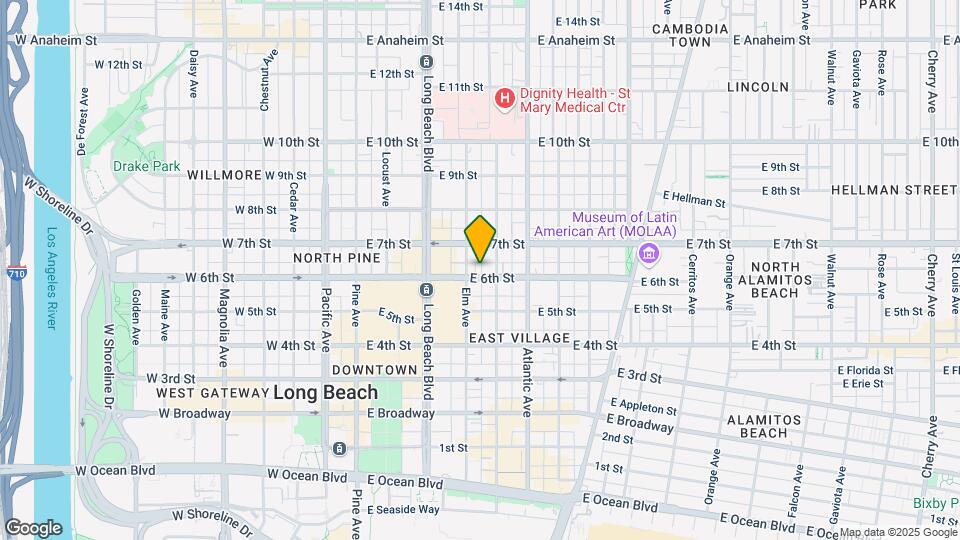 419-421 E 6th St Mapa y Detalles de la Ubicación