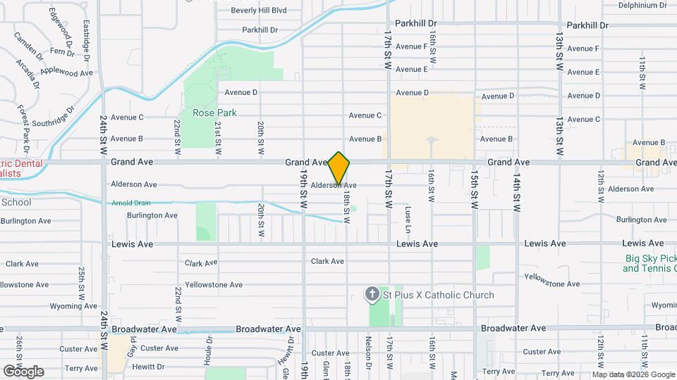 1806 Alderson Ave Mapa y Detalles de la Ubicación