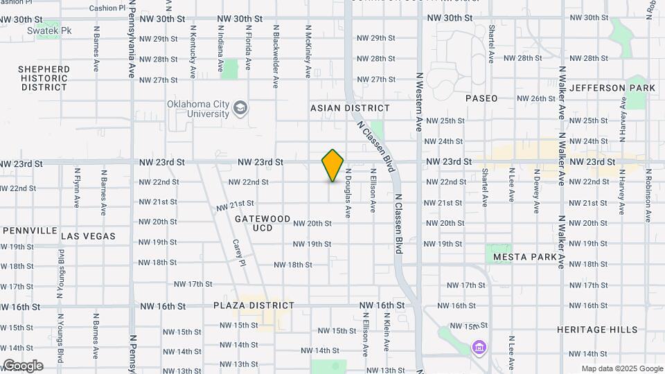 1420 NW 22nd St Map and Location Details