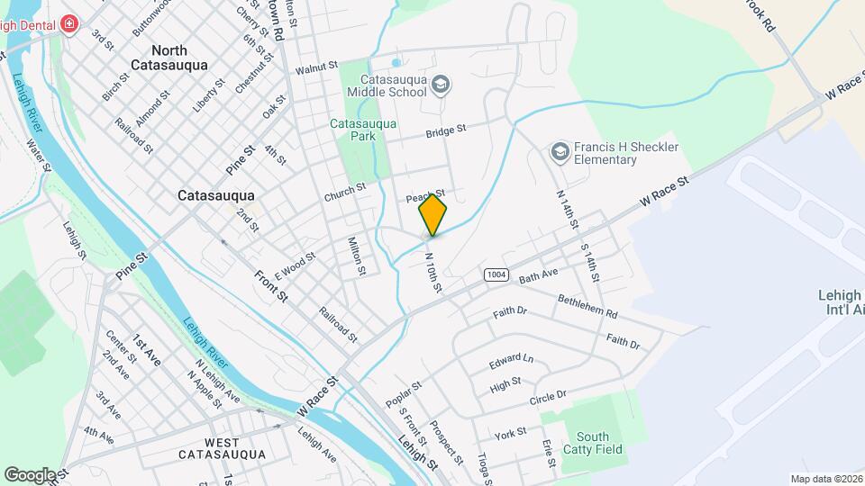 101 W Race St Map and Location Details