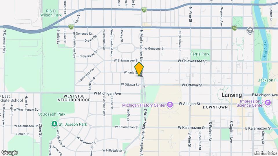 219 N Martin Luther King Jr Blvd, Unit 1 Mapa y Detalles de la Ubicación