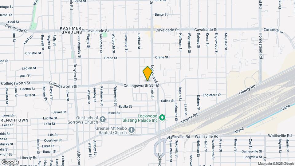 5301 Collingsworth St Map and Location Details