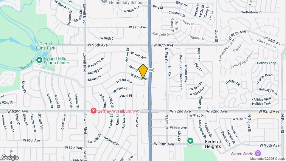 3100 W 94th Ave Map and Location Details