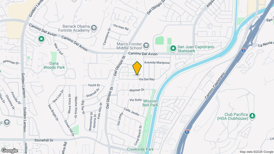 32971 Avenida Del Rosal Map and Location Details