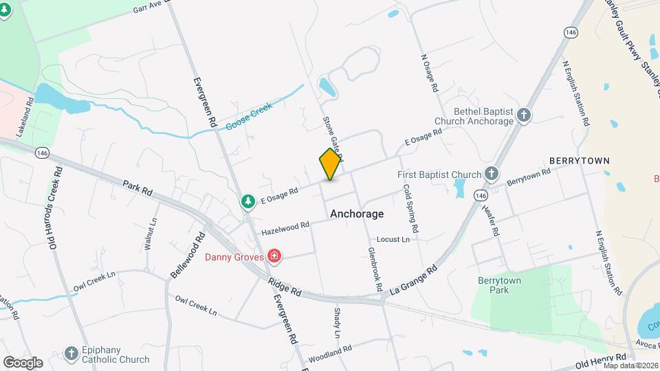 11806 E Osage Rd Map and Location Details