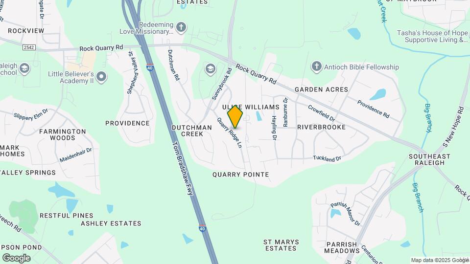 2544 Quarry Ridge Ln Map and Location Details