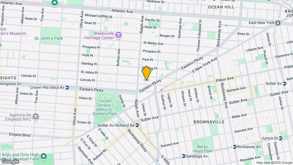 1671 Lincoln Place Map and Location Details