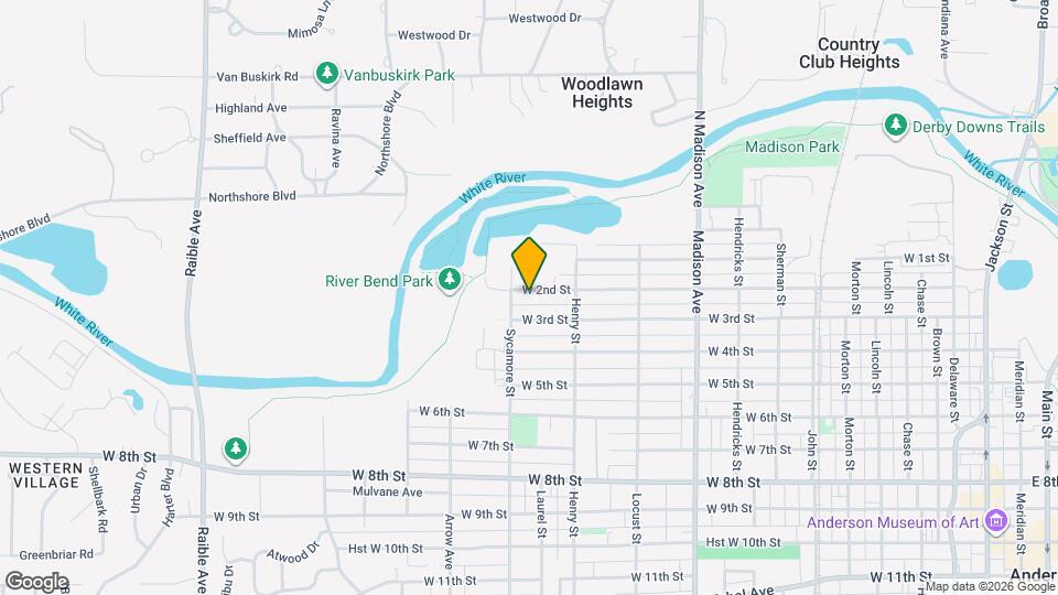 1519 W 2nd St Map and Location Details