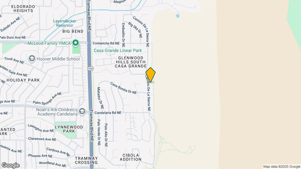 3112 Camino De La Sierra NE Map and Location Details