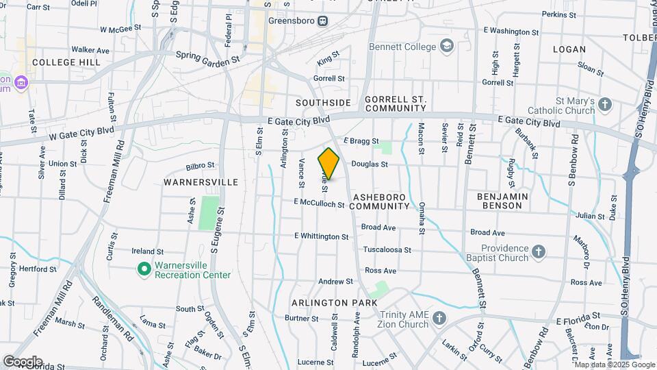 855 Bellevue St, Unit 855-A Mapa y Detalles de la Ubicación