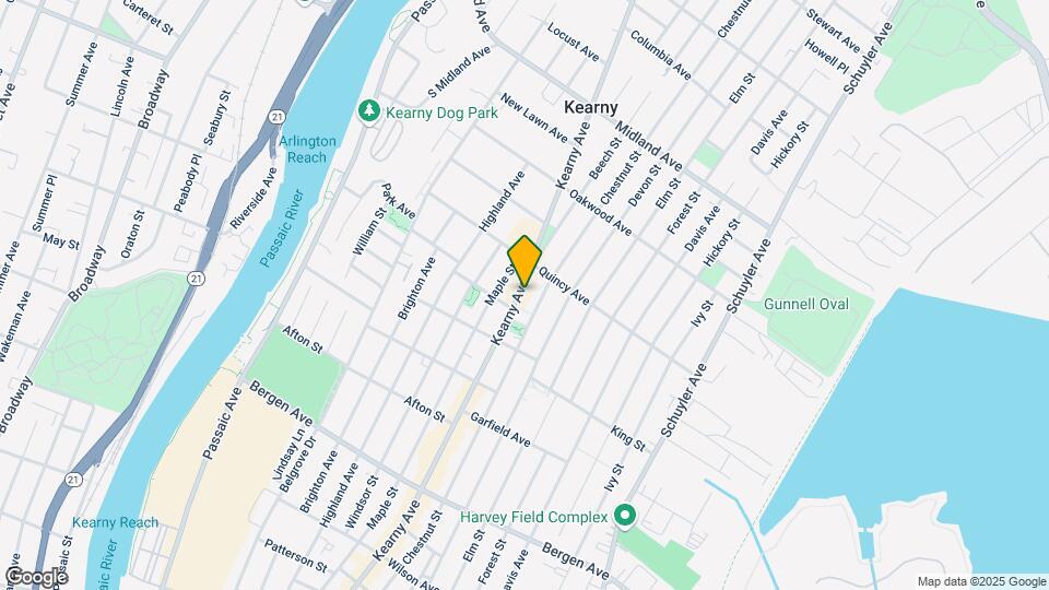 420 Kearny Ave Map and Location Details