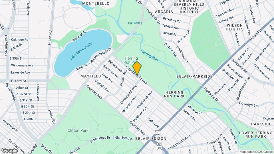 2419 Chesterfield Ave Map and Location Details