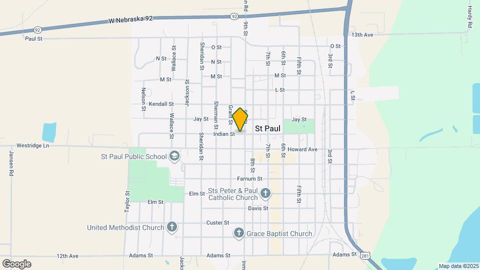 909 Indian St Mapa y Detalles de la Ubicación