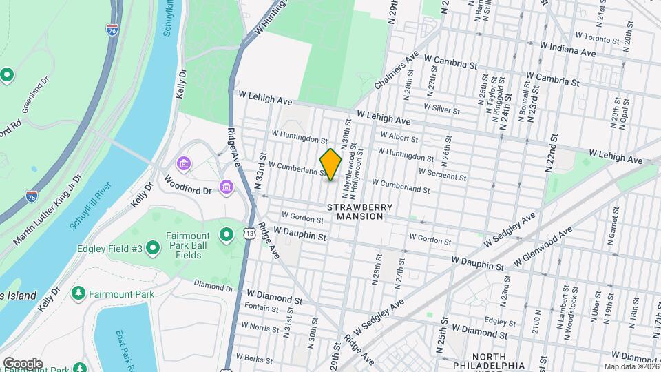 2449 N Corlies St Mapa y Detalles de la Ubicación