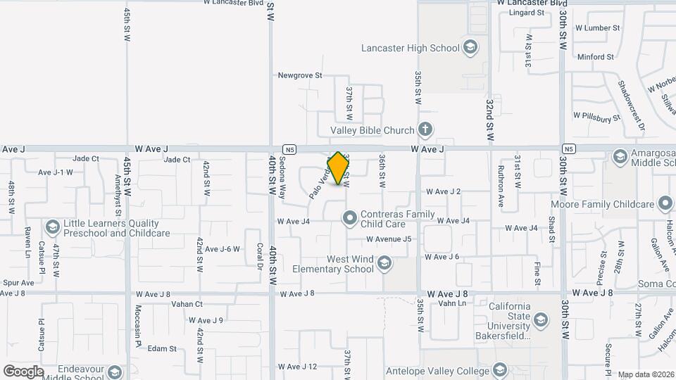 3716 Vireo Dr Map and Location Details